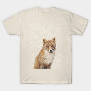 Arctic Snow Red Fox T-Shirt